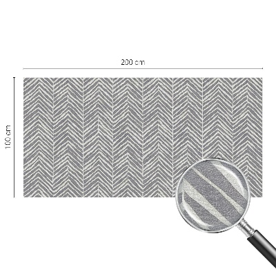 Privátna fólia na okno vitrážová Cikcakový vzor