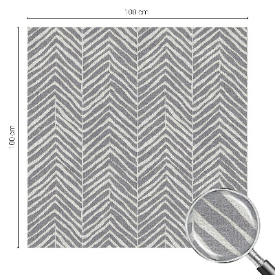 Privátna fólia na okno vitrážová Cikcakový vzor