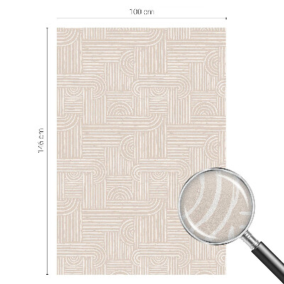 Fólia na okno na ochranu súkromia Geometrický vzor