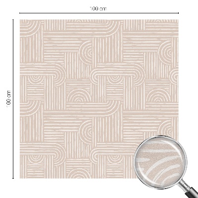 Fólia na okno na ochranu súkromia Geometrický vzor