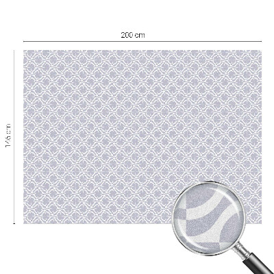 Dekoračná fólia na sklo vitráž Fialová symetria