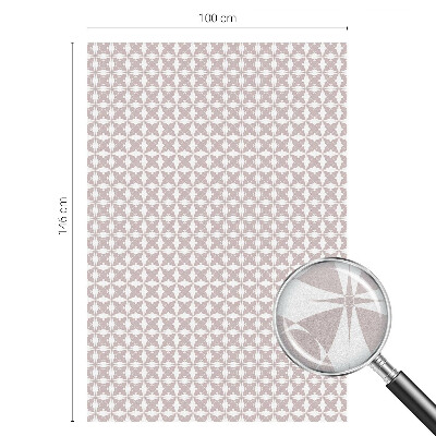 Privátna fólia na okno vitrážová Geometria harmónie