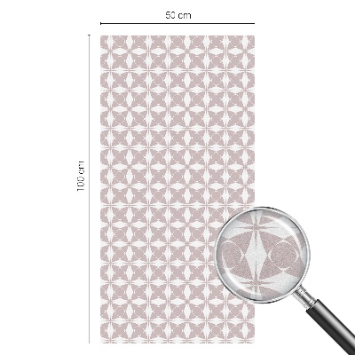 Privátna fólia na okno vitrážová Geometria harmónie