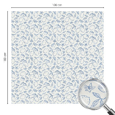 Dekoračná fólia na sklo vitráž Citrónový vzor