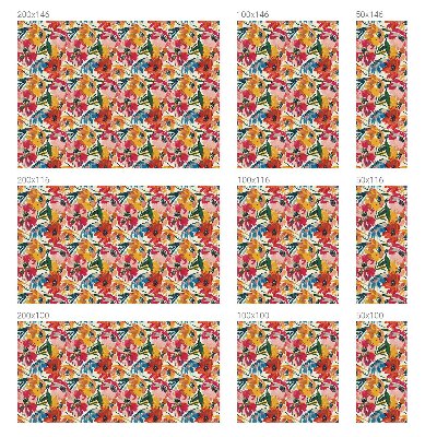 Samolepiaca vitráž na okno a dvere Výbuch kvetu