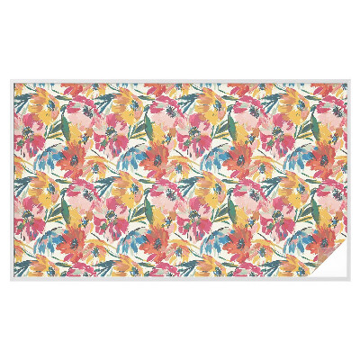 Samolepiaca vitráž na okno a dvere Výbuch kvetu