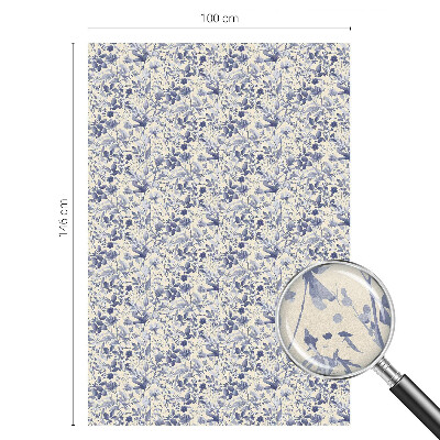 Dekoračná fólia na sklo vitráž Kvetinová symetria