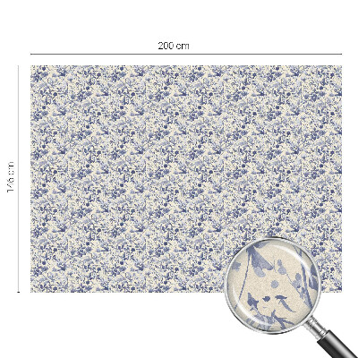 Dekoračná fólia na sklo vitráž Kvetinová symetria