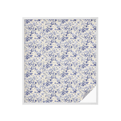 Dekoračná fólia na sklo vitráž Kvetinová symetria