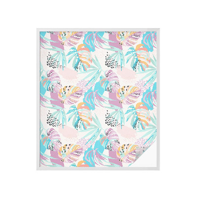 Privátna fólia na okno vitrážová Abstraktná džungľa