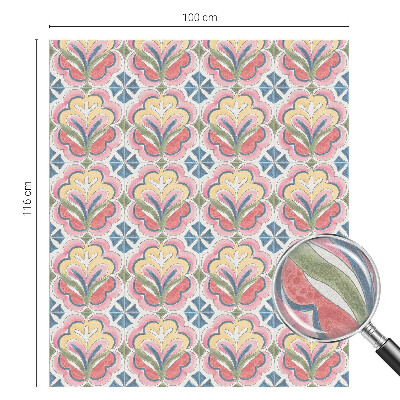 Fólia na okno na ochranu súkromia Kvetinové vzory