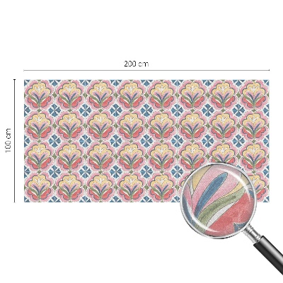 Fólia na okno na ochranu súkromia Kvetinové vzory