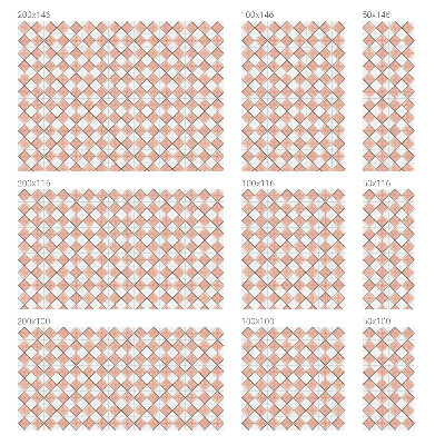 Privátna fólia na okno vitrážová Geometrické kosoštvorce