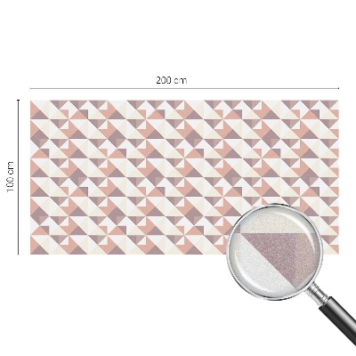 Fólia na okno na ochranu súkromia Moderné trojuholníky