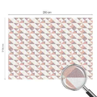 Fólia na okno na ochranu súkromia Moderné trojuholníky