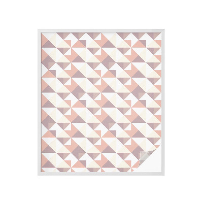 Fólia na okno na ochranu súkromia Moderné trojuholníky