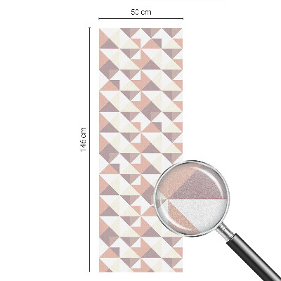 Fólia na okno na ochranu súkromia Moderné trojuholníky