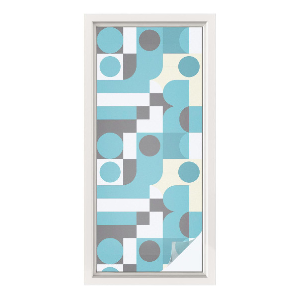 Dekoračná fólia na sklo vitráž Geometrické vzory