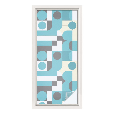 Dekoračná fólia na sklo vitráž Geometrické vzory