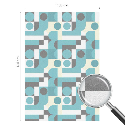 Dekoračná fólia na sklo vitráž Geometrické vzory