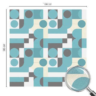 Dekoračná fólia na sklo vitráž Geometrické vzory