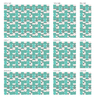 Privátna fólia na okno vitrážová Geometrické tvary