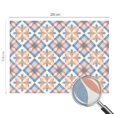 Samolepiaca vitráž na okno a dvere Farebná symetria