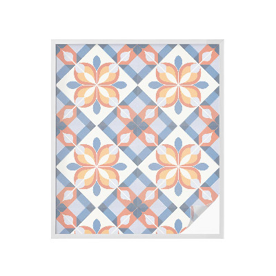 Samolepiaca vitráž na okno a dvere Farebná symetria