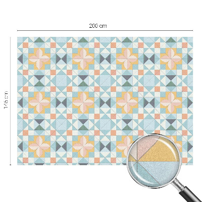 Samolepiaca fólia na sklo Farebná geometria