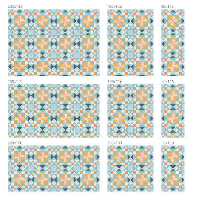 Samolepiaca fólia na sklo Farebná geometria