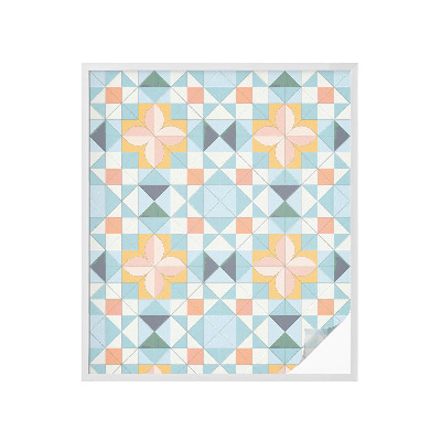 Samolepiaca fólia na sklo Farebná geometria