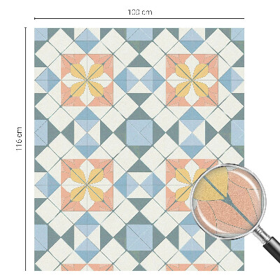 Dekoračná fólia na sklo vitráž Farebná symetria