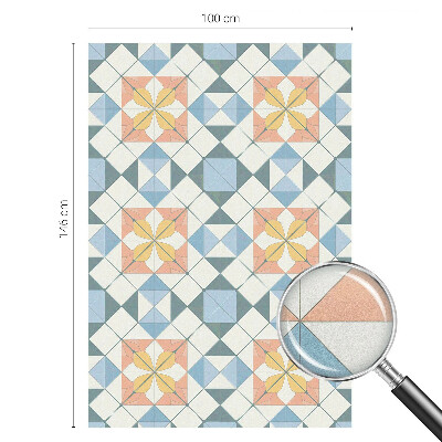 Dekoračná fólia na sklo vitráž Farebná symetria