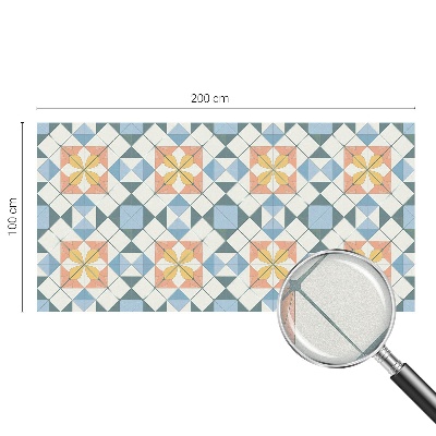 Dekoračná fólia na sklo vitráž Farebná symetria