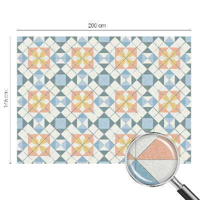 Dekoračná fólia na sklo vitráž Farebná symetria