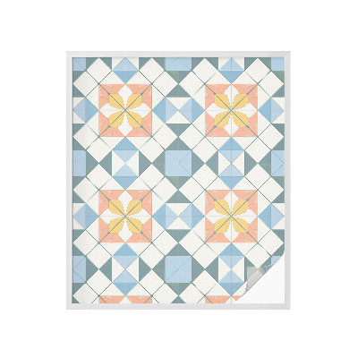 Dekoračná fólia na sklo vitráž Farebná symetria