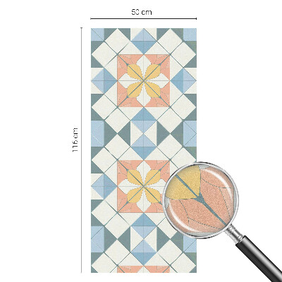 Dekoračná fólia na sklo vitráž Farebná symetria