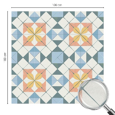 Dekoračná fólia na sklo vitráž Farebná symetria