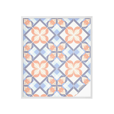 Fólia na okno na ochranu súkromia Kvetinový vzor