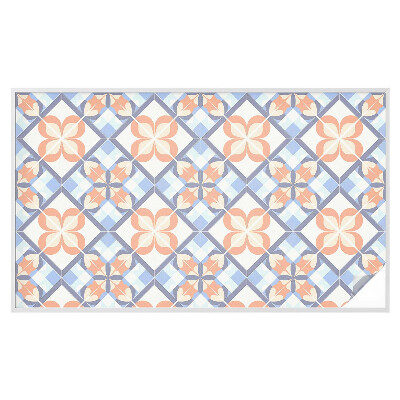 Fólia na okno na ochranu súkromia Kvetinový vzor