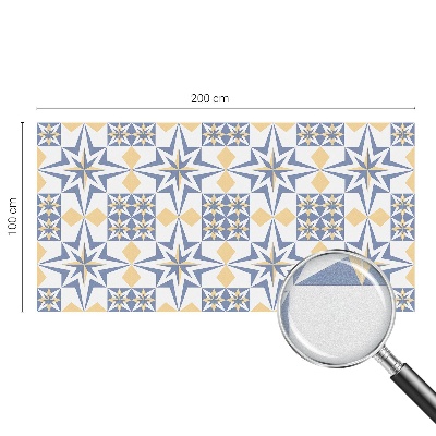 Privátna fólia na okno vitrážová Hviezdny vzor