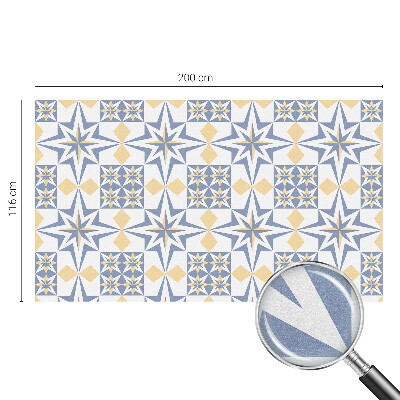 Privátna fólia na okno vitrážová Hviezdny vzor