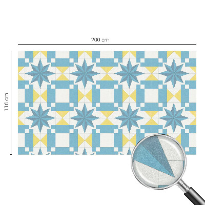 Samolepiaca fólia na sklo Modré hviezdy