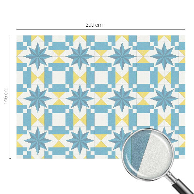 Samolepiaca fólia na sklo Modré hviezdy