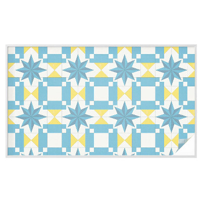 Samolepiaca fólia na sklo Modré hviezdy