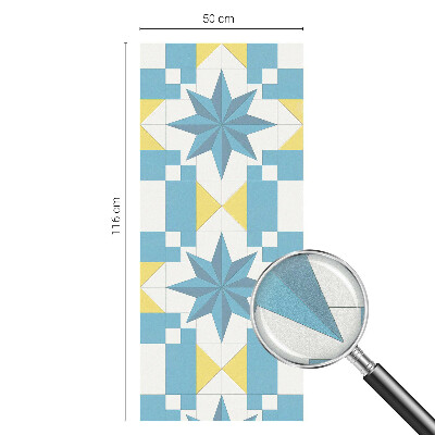 Samolepiaca fólia na sklo Modré hviezdy