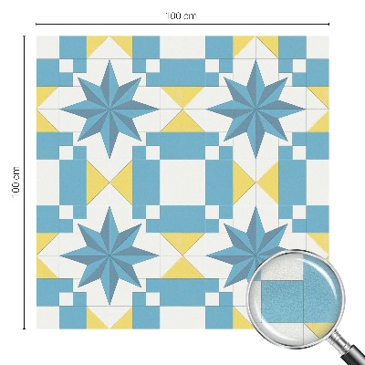 Samolepiaca fólia na sklo Modré hviezdy