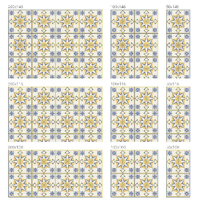 Samolepiaca vitráž na okno a dvere Geometrické hviezdy