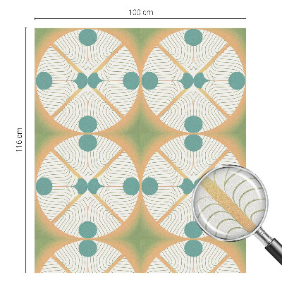 Dekoračná fólia na sklo vitráž Geometrická harmónia