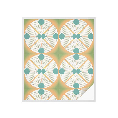 Dekoračná fólia na sklo vitráž Geometrická harmónia